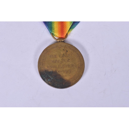 248 - A WWI PAIR OF MEDALS TO WILTSHIRE REGIMENT, both medals are correctly named to Private 19957 S.JENNI... 