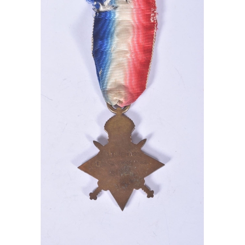 257 - A BOERWAR AND WWI GROUP OF MEDALS, the QSA and KSA are both correctly named to 6622 PTE W HASTINGS R... 