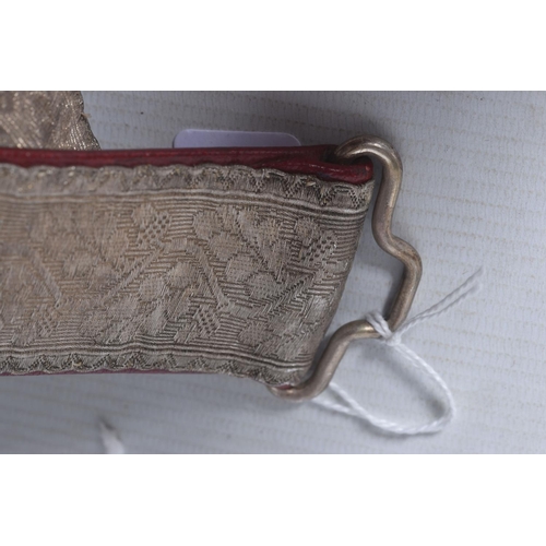 276 - A NICE VICTORIAN ERA CERAMONIAL BELT, this is one that would be worn by inspectors of schools or wor... 