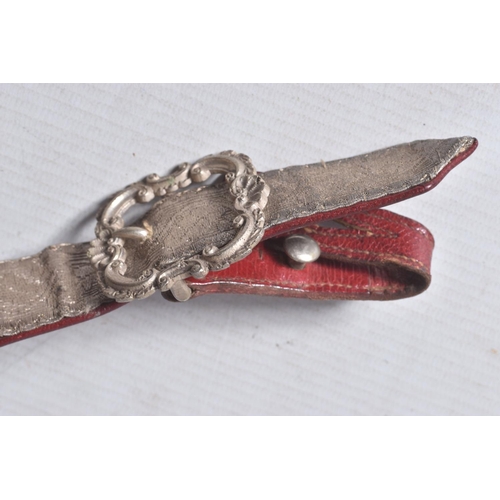 276 - A NICE VICTORIAN ERA CERAMONIAL BELT, this is one that would be worn by inspectors of schools or wor... 