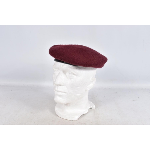 315 - A 1939 DATED WWII STEEL HELMET AND OTHERS, to include six berets and three other hats, the steel hel... 