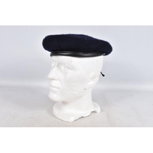 315 - A 1939 DATED WWII STEEL HELMET AND OTHERS, to include six berets and three other hats, the steel hel... 