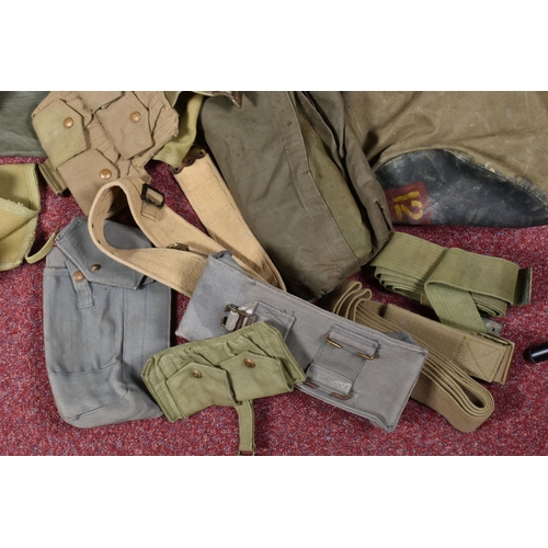 327 - A LARGE SELECTION OF MILITARY RELATED EQUIPTMENT AND BAGS, included in this lot is a kit ideal for a... 