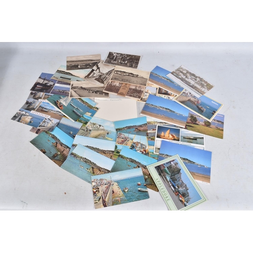 328 - POSTCARDS, a tray containing postcards to various towns and villages in the South-West of England, a... 