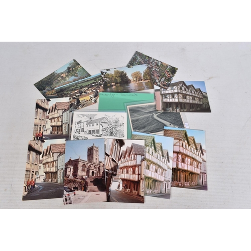 328 - POSTCARDS, a tray containing postcards to various towns and villages in the South-West of England, a... 