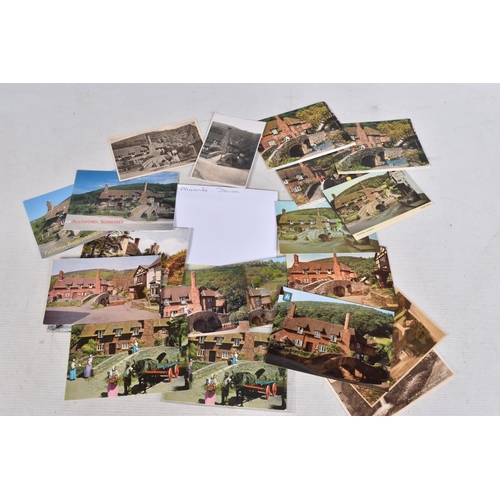 328 - POSTCARDS, a tray containing postcards to various towns and villages in the South-West of England, a... 