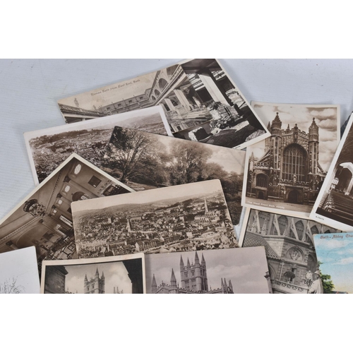 329 - POSTCARDS, a tray containing postcards to various towns and villages in the South-West of England, a... 