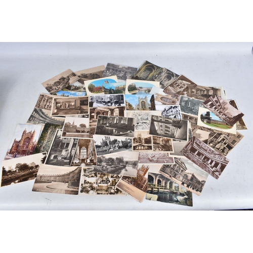 329 - POSTCARDS, a tray containing postcards to various towns and villages in the South-West of England, a... 