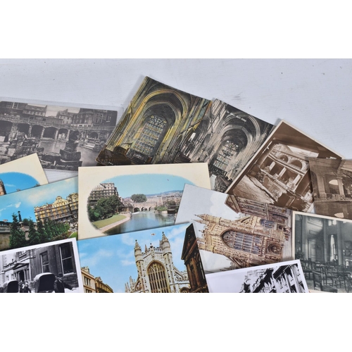 329 - POSTCARDS, a tray containing postcards to various towns and villages in the South-West of England, a... 