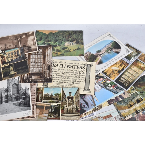 329 - POSTCARDS, a tray containing postcards to various towns and villages in the South-West of England, a... 