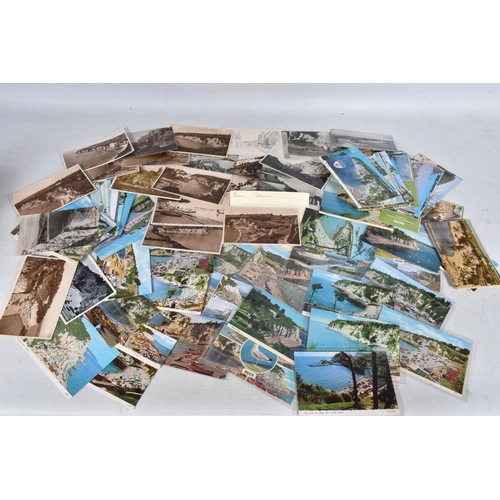 330 - POSTCARDS, a tray containing postcards to various towns and villages in the South-West of England, a... 