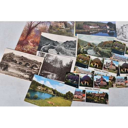 330 - POSTCARDS, a tray containing postcards to various towns and villages in the South-West of England, a... 