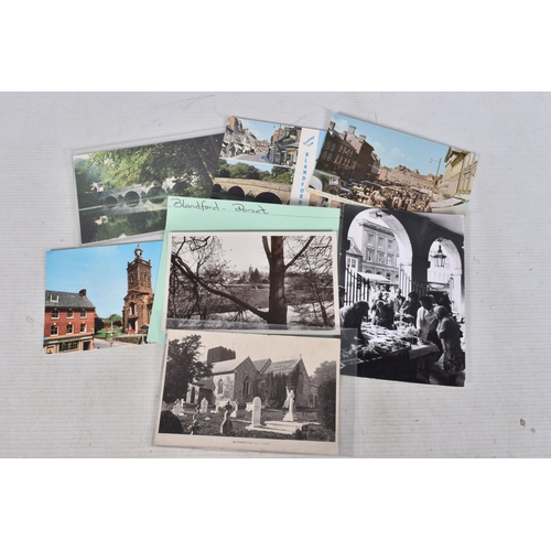 330 - POSTCARDS, a tray containing postcards to various towns and villages in the South-West of England, a... 