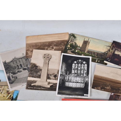 330 - POSTCARDS, a tray containing postcards to various towns and villages in the South-West of England, a... 