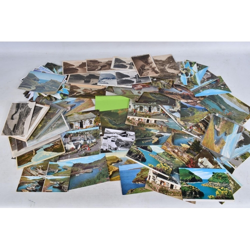 330 - POSTCARDS, a tray containing postcards to various towns and villages in the South-West of England, a... 