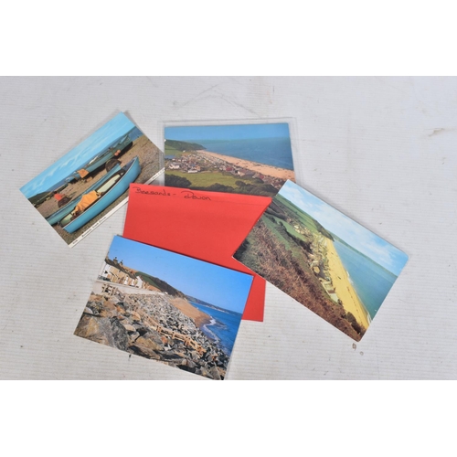 330 - POSTCARDS, a tray containing postcards to various towns and villages in the South-West of England, a... 