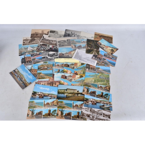 331 - POSTCARDS, a tray containing postcards to various towns and villages in the South-West of England, a... 