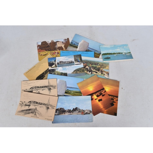 331 - POSTCARDS, a tray containing postcards to various towns and villages in the South-West of England, a... 