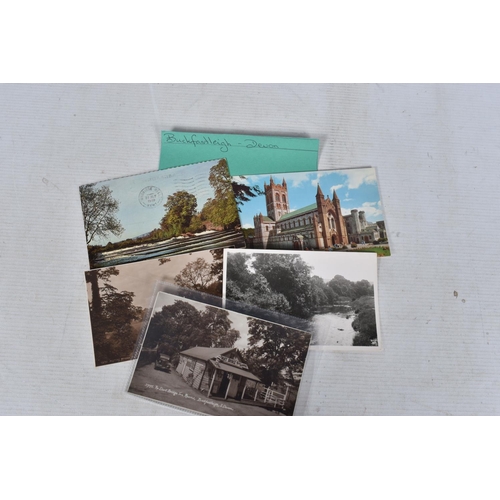 331 - POSTCARDS, a tray containing postcards to various towns and villages in the South-West of England, a... 