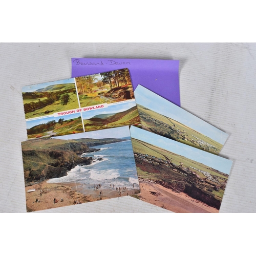 331 - POSTCARDS, a tray containing postcards to various towns and villages in the South-West of England, a... 