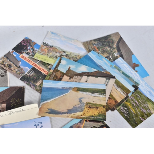 332 - POSTCARDS, a tray containing postcards to various towns and villages in the South-West of England, a... 