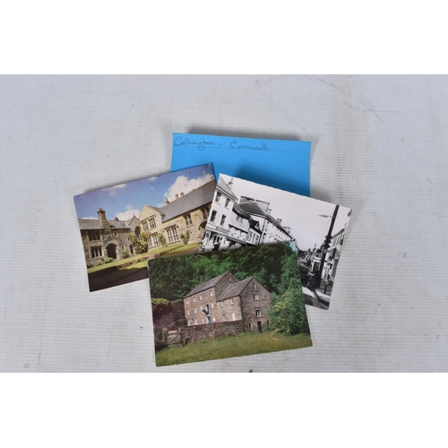 332 - POSTCARDS, a tray containing postcards to various towns and villages in the South-West of England, a... 