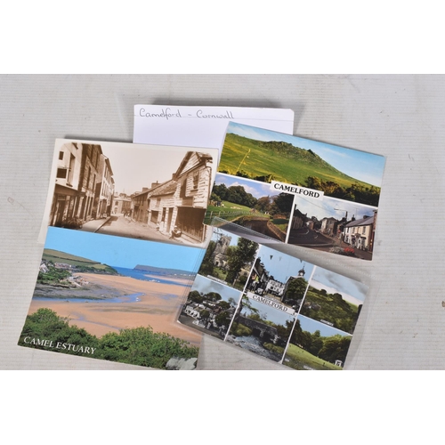 332 - POSTCARDS, a tray containing postcards to various towns and villages in the South-West of England, a... 