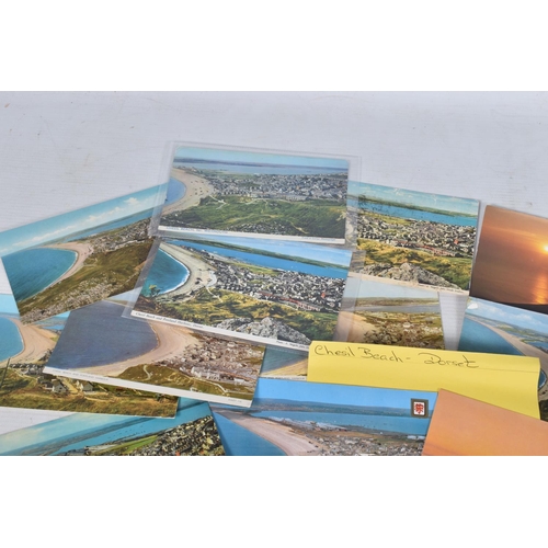 332 - POSTCARDS, a tray containing postcards to various towns and villages in the South-West of England, a... 