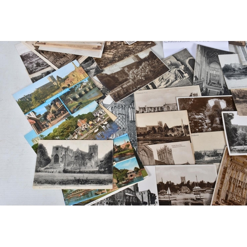 332 - POSTCARDS, a tray containing postcards to various towns and villages in the South-West of England, a... 