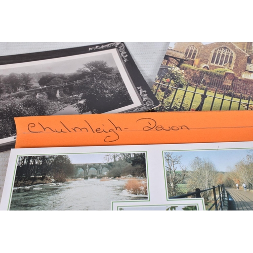 334 - POSTCARDS, a tray containing postcards to various towns and villages in the South-West of England, a... 