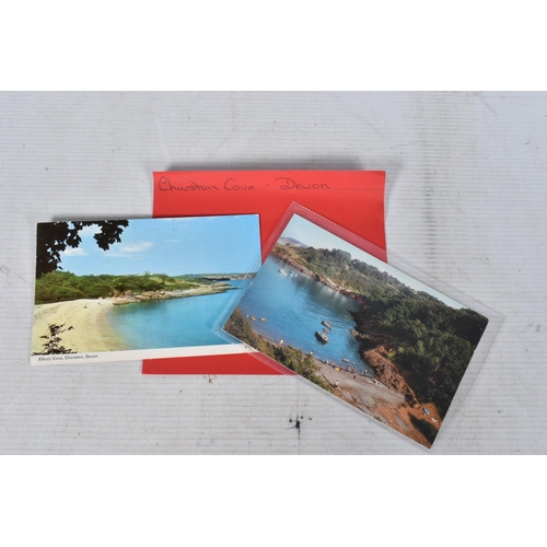 334 - POSTCARDS, a tray containing postcards to various towns and villages in the South-West of England, a... 