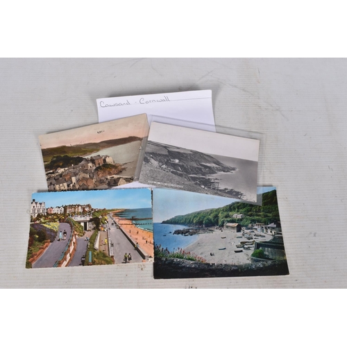 334 - POSTCARDS, a tray containing postcards to various towns and villages in the South-West of England, a... 