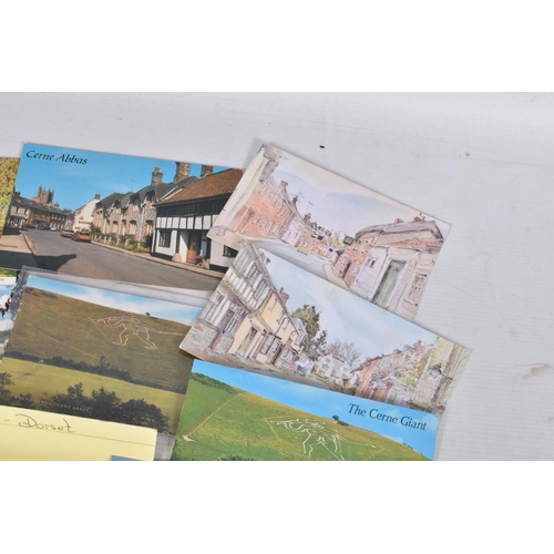 334 - POSTCARDS, a tray containing postcards to various towns and villages in the South-West of England, a... 