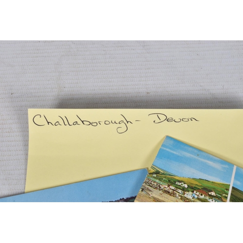 334 - POSTCARDS, a tray containing postcards to various towns and villages in the South-West of England, a... 