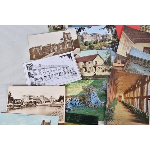 334 - POSTCARDS, a tray containing postcards to various towns and villages in the South-West of England, a... 