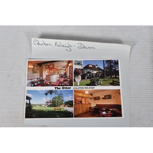 334 - POSTCARDS, a tray containing postcards to various towns and villages in the South-West of England, a... 