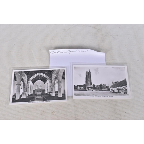 334 - POSTCARDS, a tray containing postcards to various towns and villages in the South-West of England, a... 