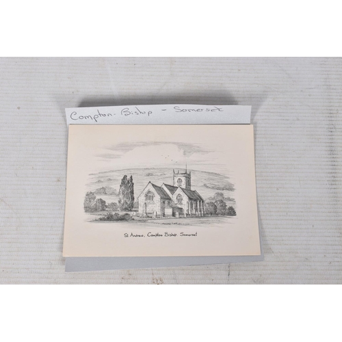 334 - POSTCARDS, a tray containing postcards to various towns and villages in the South-West of England, a... 