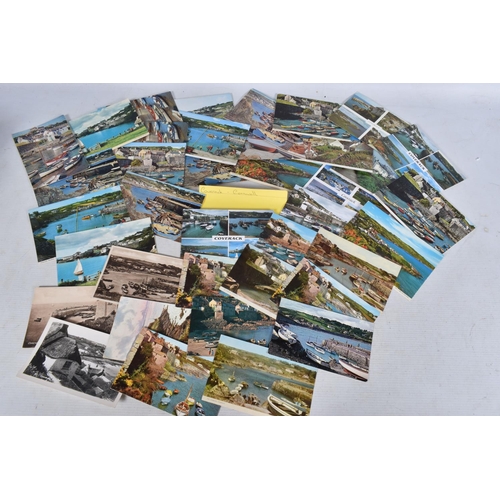 334 - POSTCARDS, a tray containing postcards to various towns and villages in the South-West of England, a... 