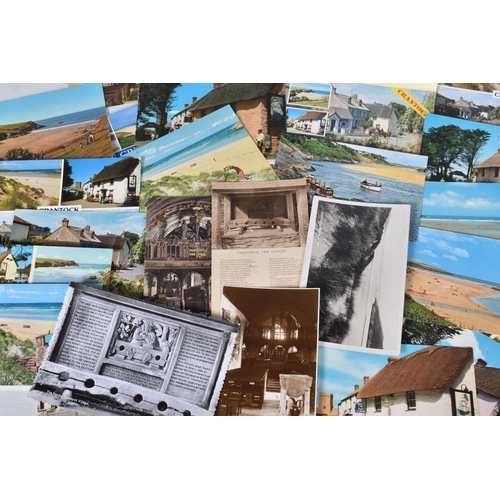 334 - POSTCARDS, a tray containing postcards to various towns and villages in the South-West of England, a... 