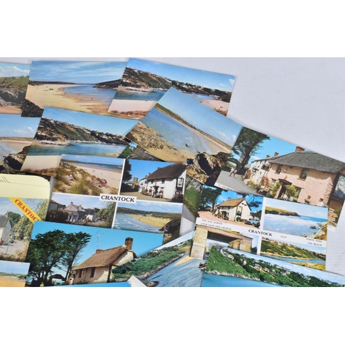 334 - POSTCARDS, a tray containing postcards to various towns and villages in the South-West of England, a... 