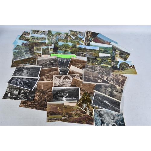 335 - POSTCARDS, a tray containing postcards to various towns and villages in the South-West of England, a... 