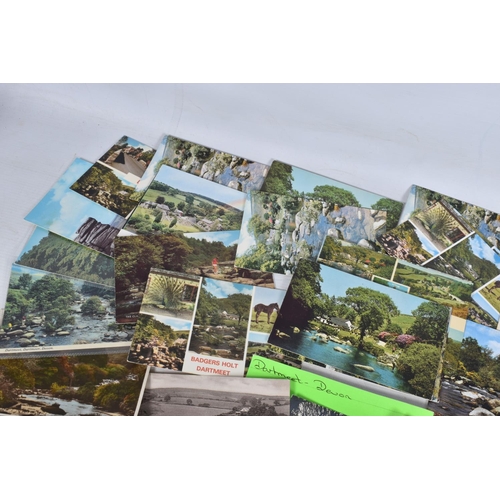 335 - POSTCARDS, a tray containing postcards to various towns and villages in the South-West of England, a... 