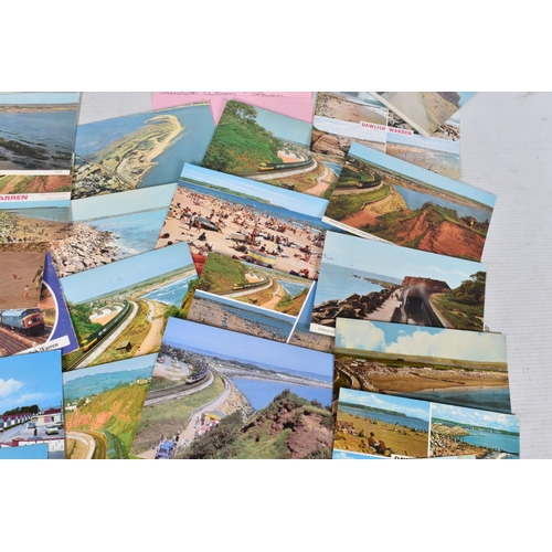 335 - POSTCARDS, a tray containing postcards to various towns and villages in the South-West of England, a... 