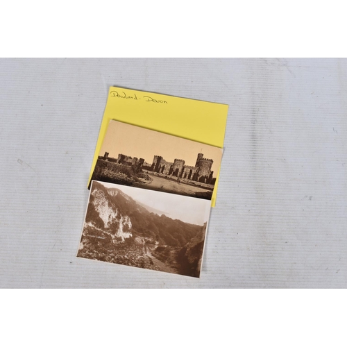 335 - POSTCARDS, a tray containing postcards to various towns and villages in the South-West of England, a... 