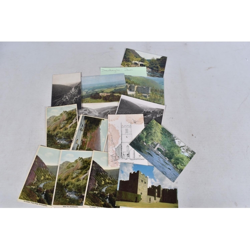 335 - POSTCARDS, a tray containing postcards to various towns and villages in the South-West of England, a... 