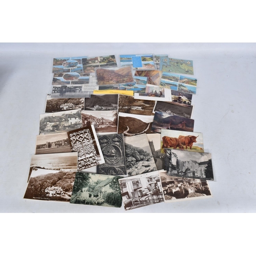 336 - POSTCARDS, a tray containing postcards to various towns and villages in the South-West of England, a... 