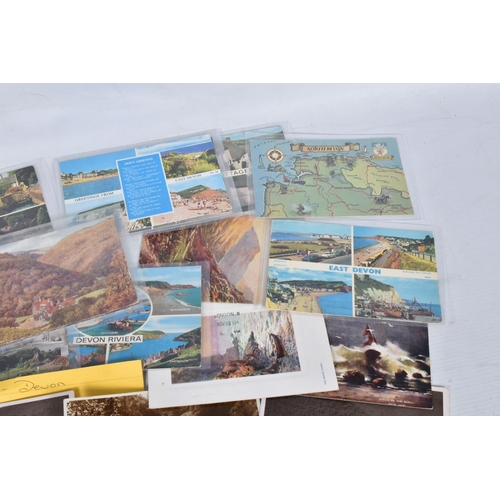 336 - POSTCARDS, a tray containing postcards to various towns and villages in the South-West of England, a... 