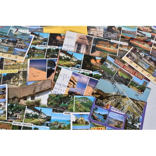 336 - POSTCARDS, a tray containing postcards to various towns and villages in the South-West of England, a... 