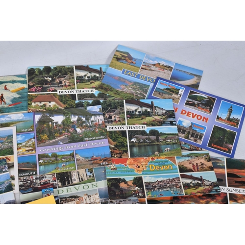 336 - POSTCARDS, a tray containing postcards to various towns and villages in the South-West of England, a... 